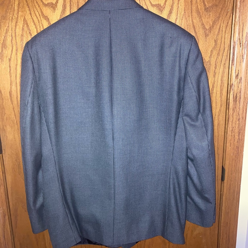 Van Heusen Sport Coat 3 Button Grey Check - Picture 2 of 3